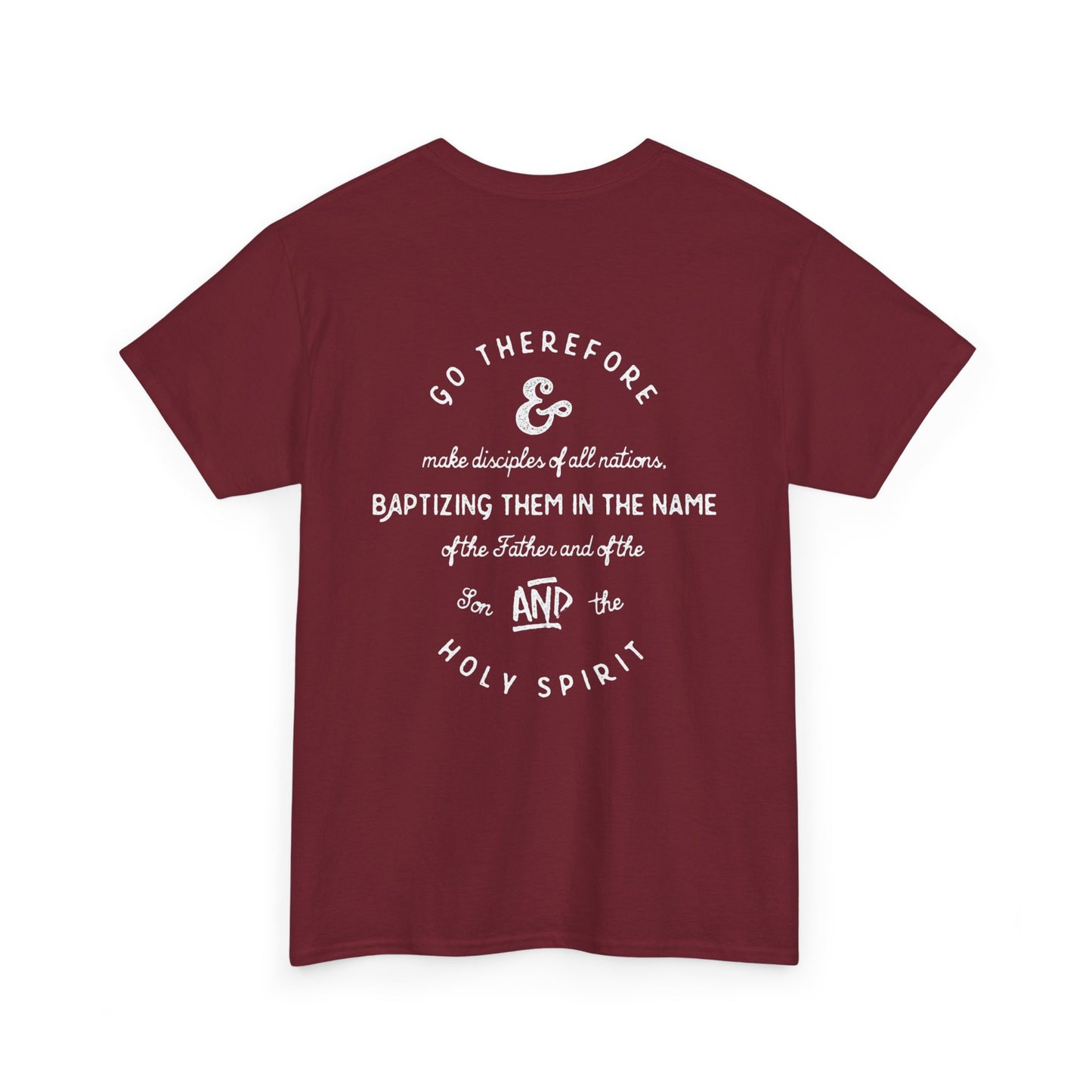 Christian Unisex Tee - Matthew 28:19 Disciple Design