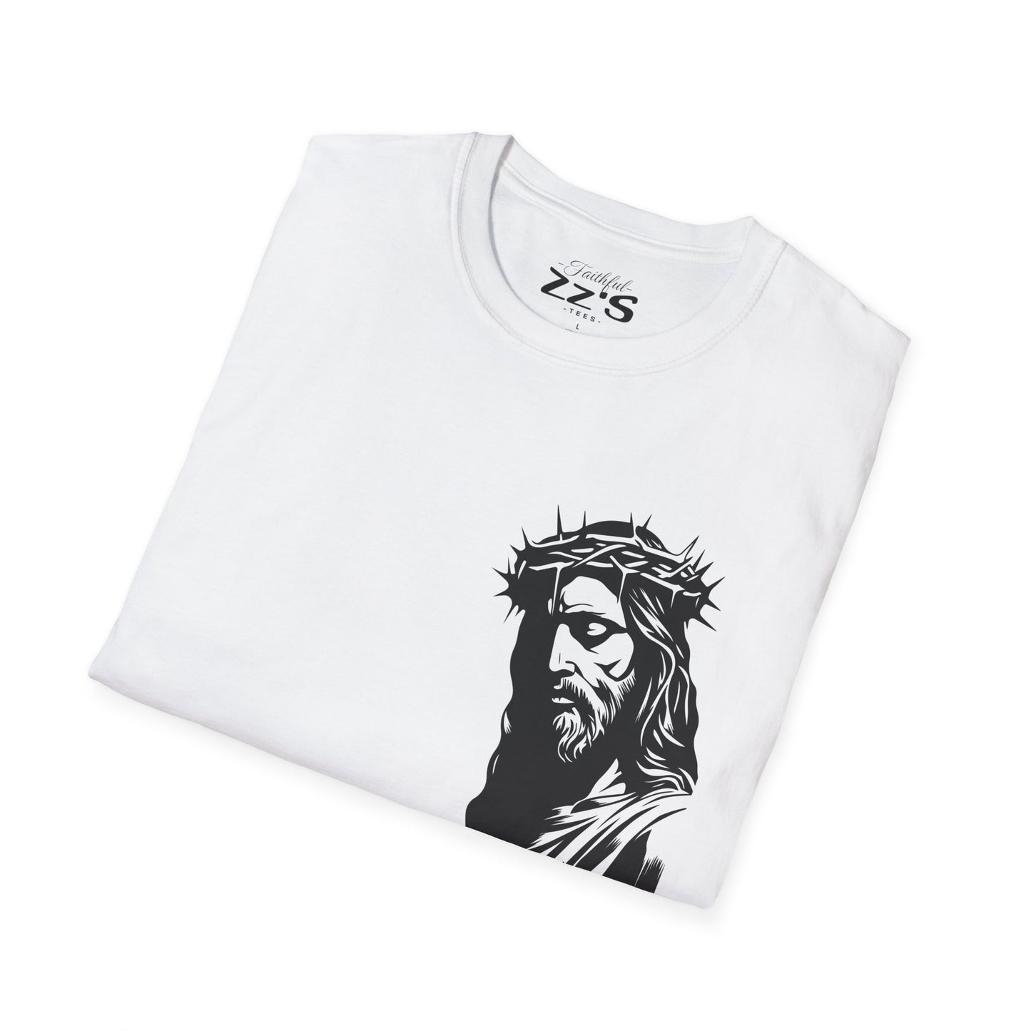 Disciple Tee — Front Jesus Portrait & Back "Lion of Judah" Christian Graphic T-Shirt