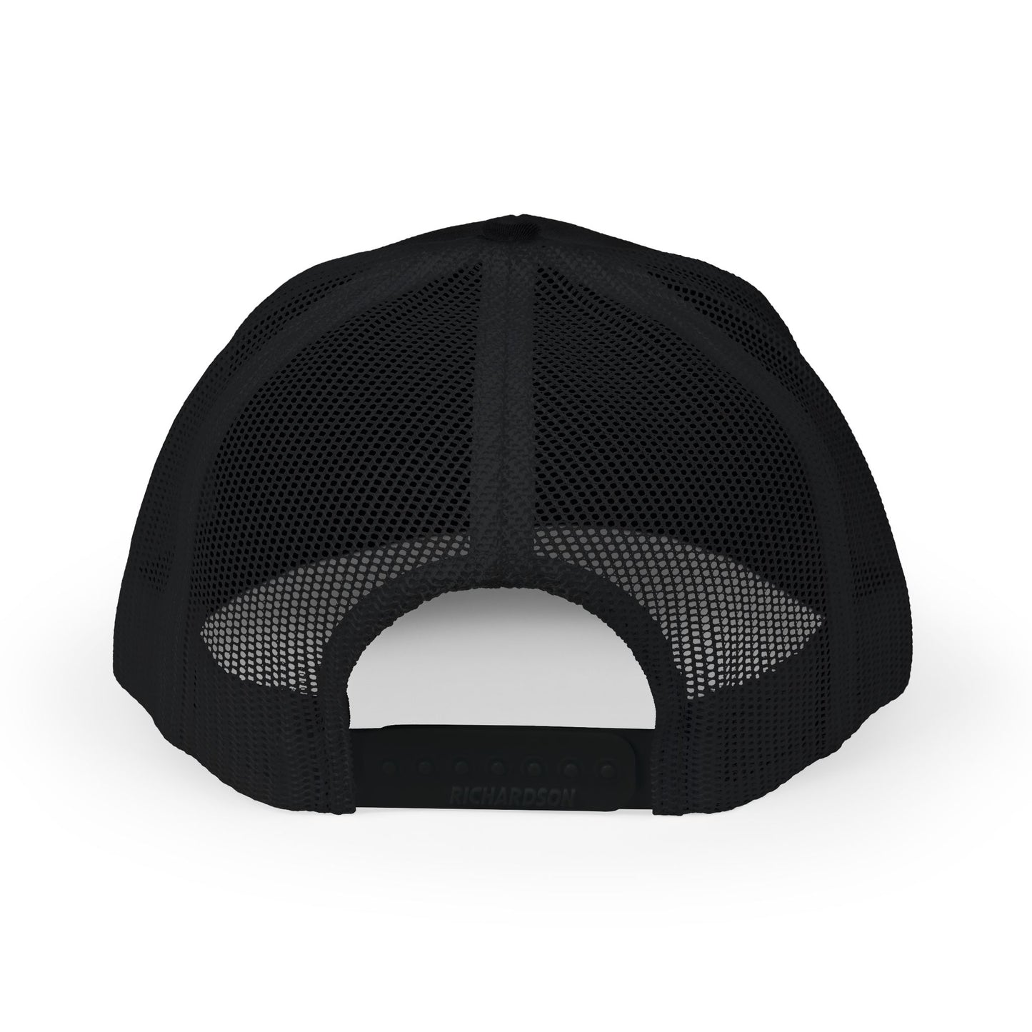 Embroidered Cross Trucker Snapback Cap — Christian Faith Mesh Hat