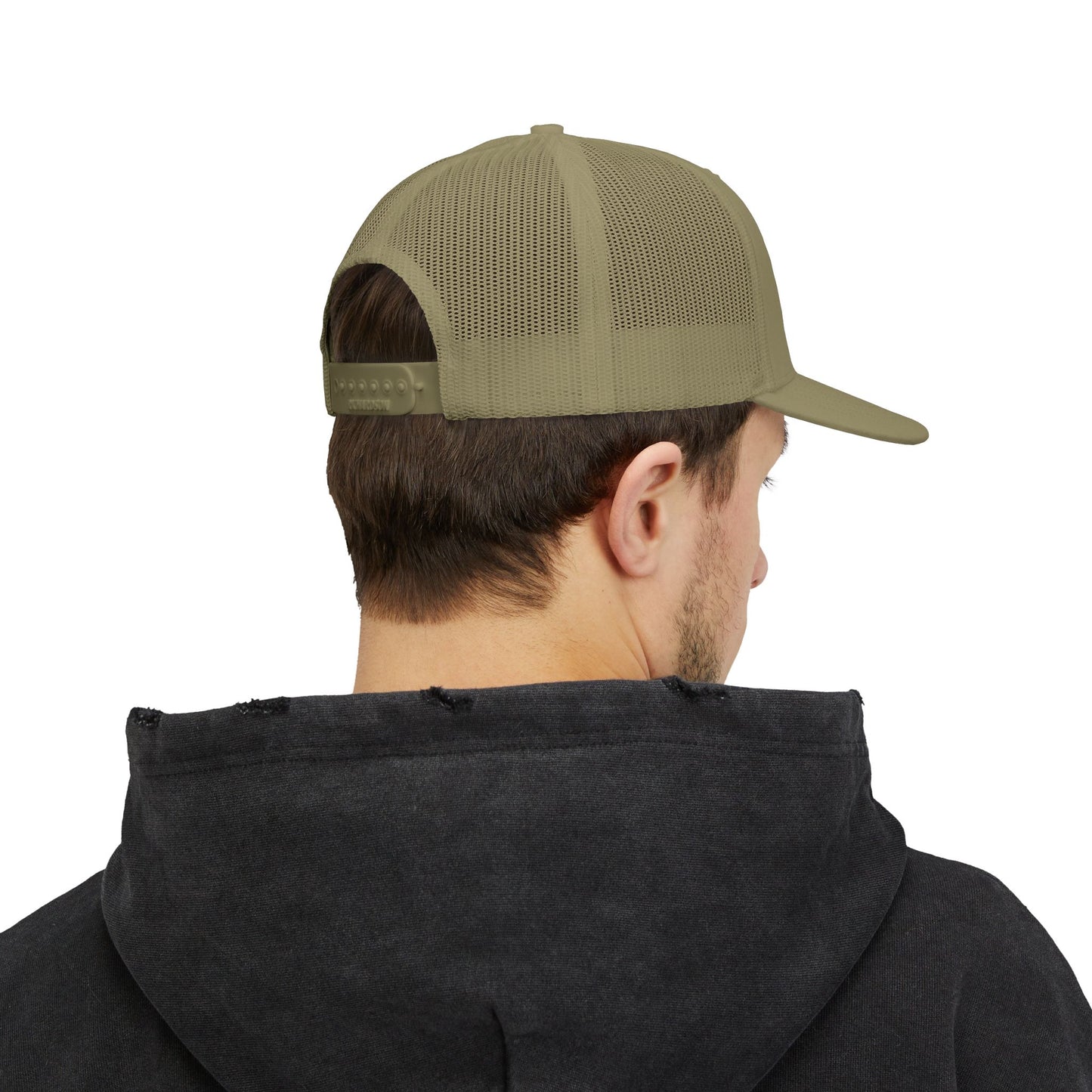 Embroidered Cross Trucker Hat – Mesh Snapback Cap for Faith & Everyday Wear