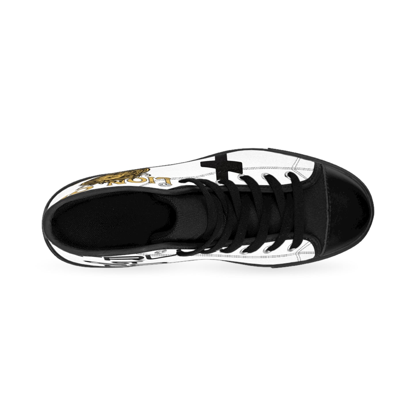 Lion of Judah High-Top Sneakers — Jesus Cross Faith Shoes