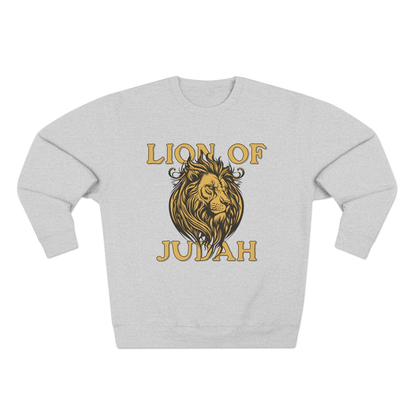 Lion of Judah Sweatshirt — Faith-Inspired Lion Graphic Crewneck