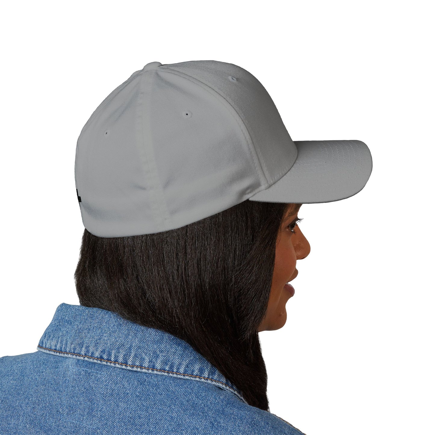 Embroidered 'TRUST GOD' Cross Cap – Structured Closed-Back Baseball Hat