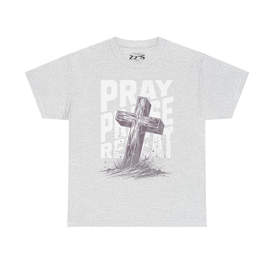 Pray, Praise, Repeat Tee