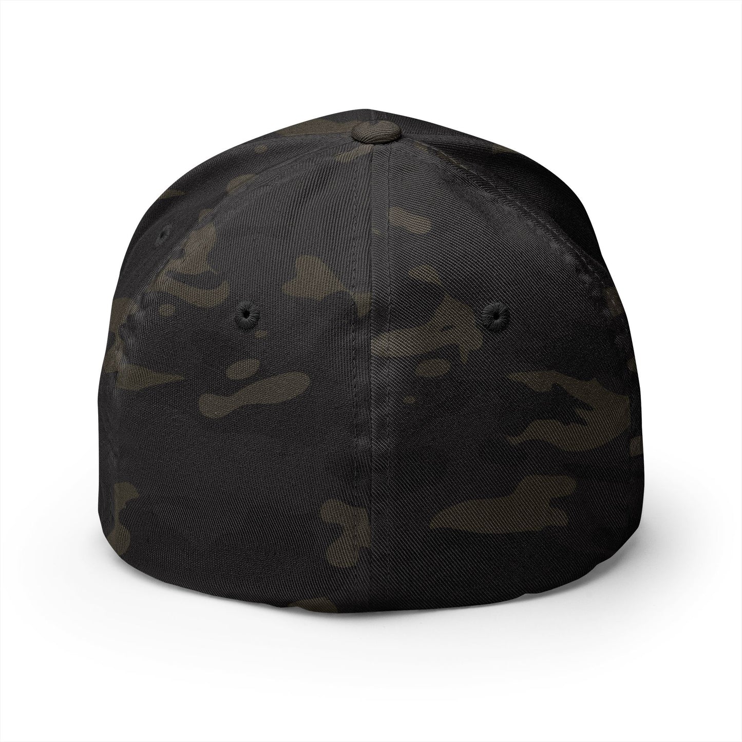 Embroidered Monogram Cap — Distressed 'JC' Initial Baseball Hat