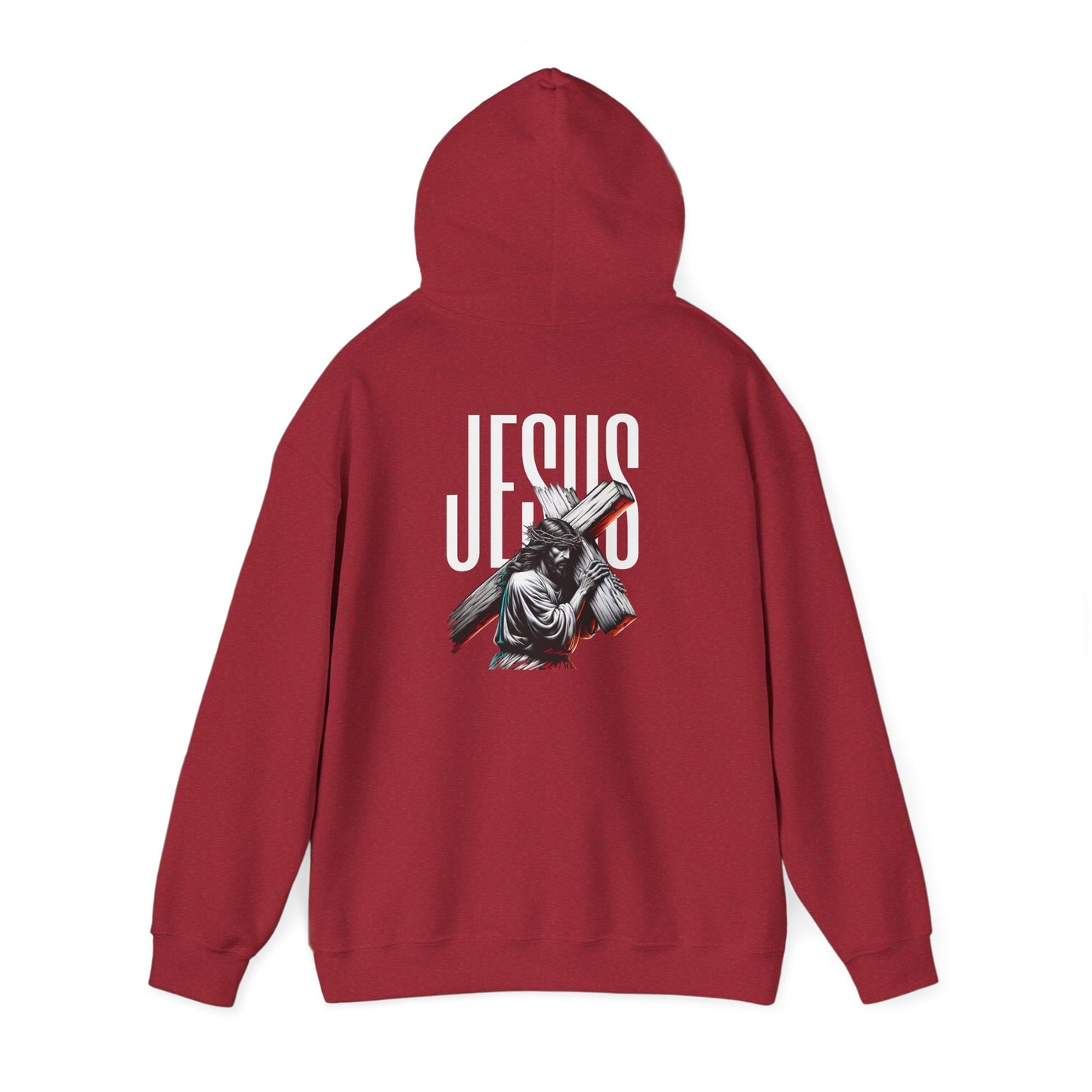 Christian Jesus Hoodie – Savior Cross Graphic Pullover