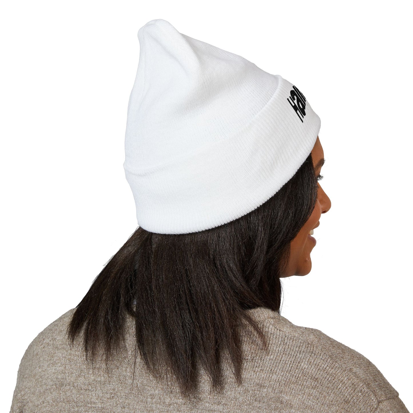 Hallelujah Embroidered Cuffed Beanie — Classic Knit Winter Hat