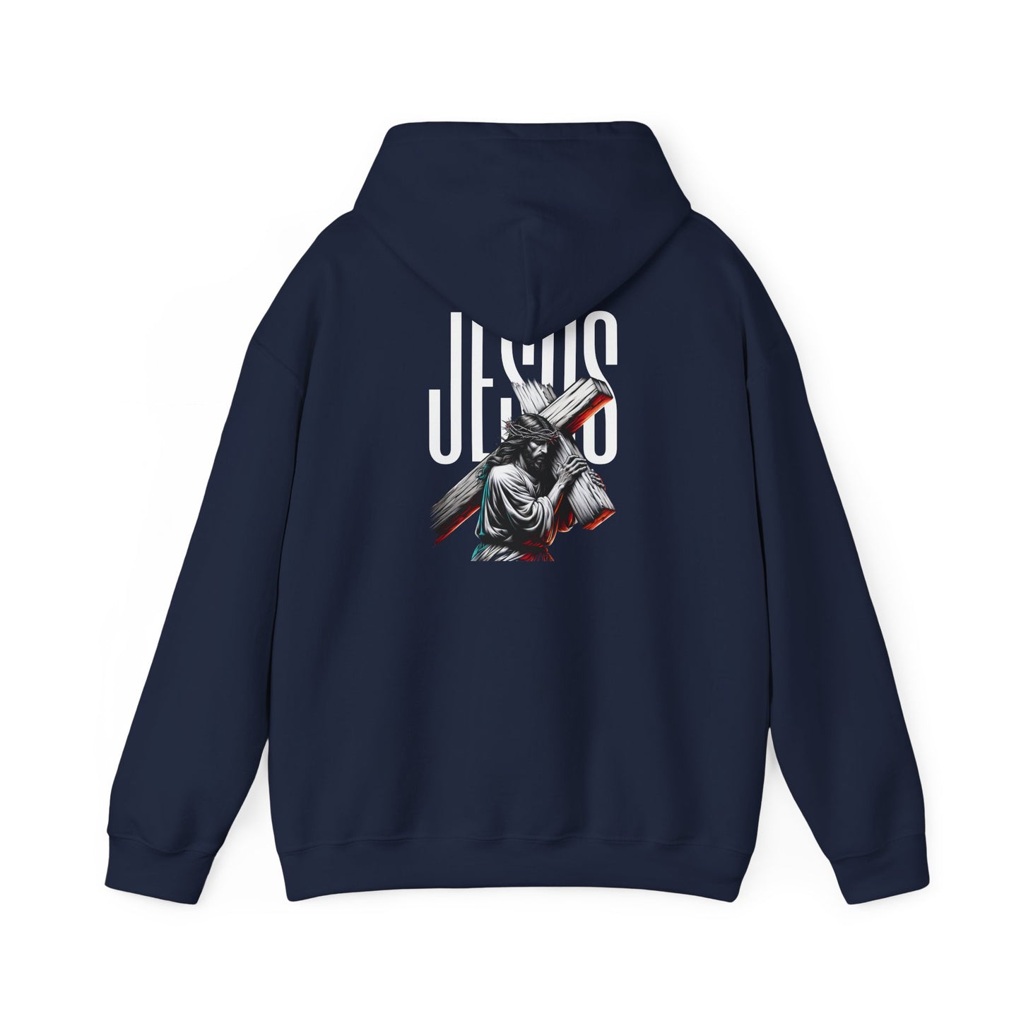 Christian Jesus Hoodie – Savior Cross Graphic Pullover