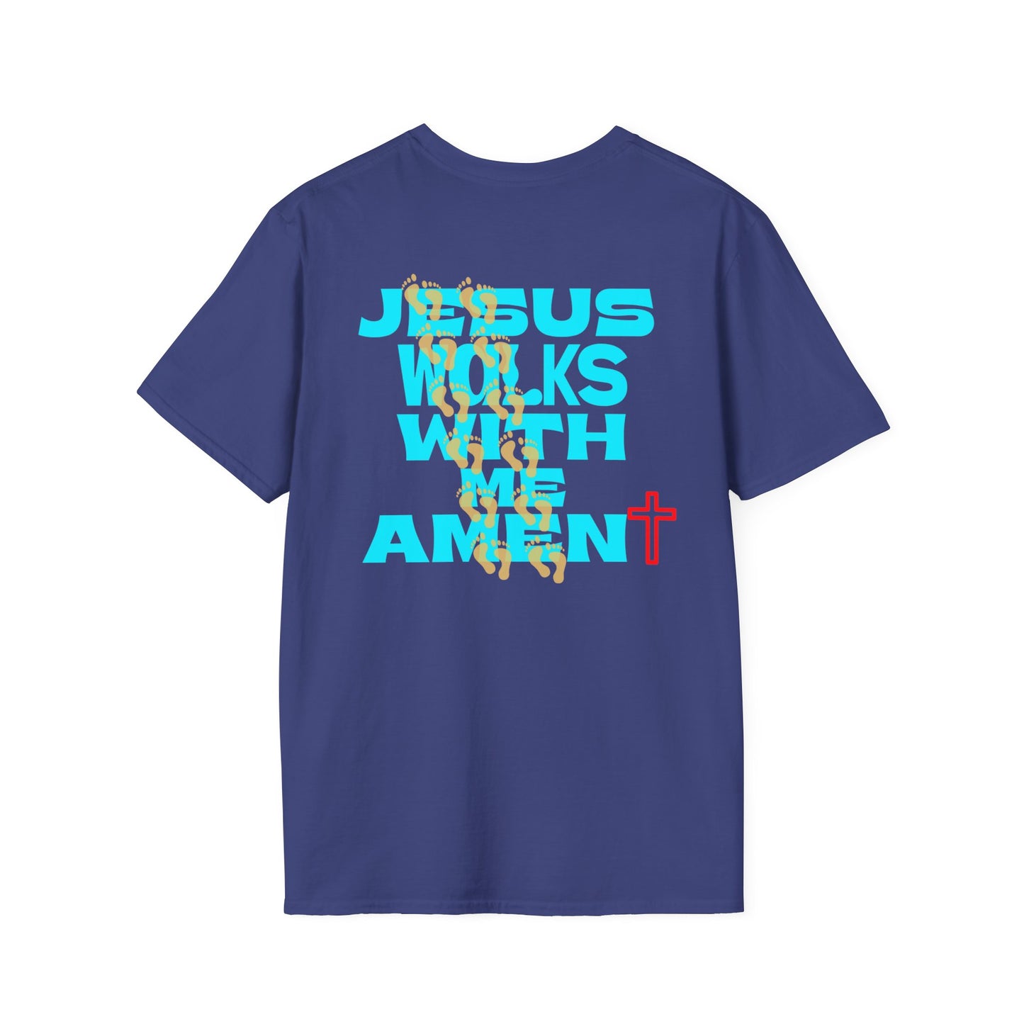 Jesus Walks With Me Amen T-Shirt