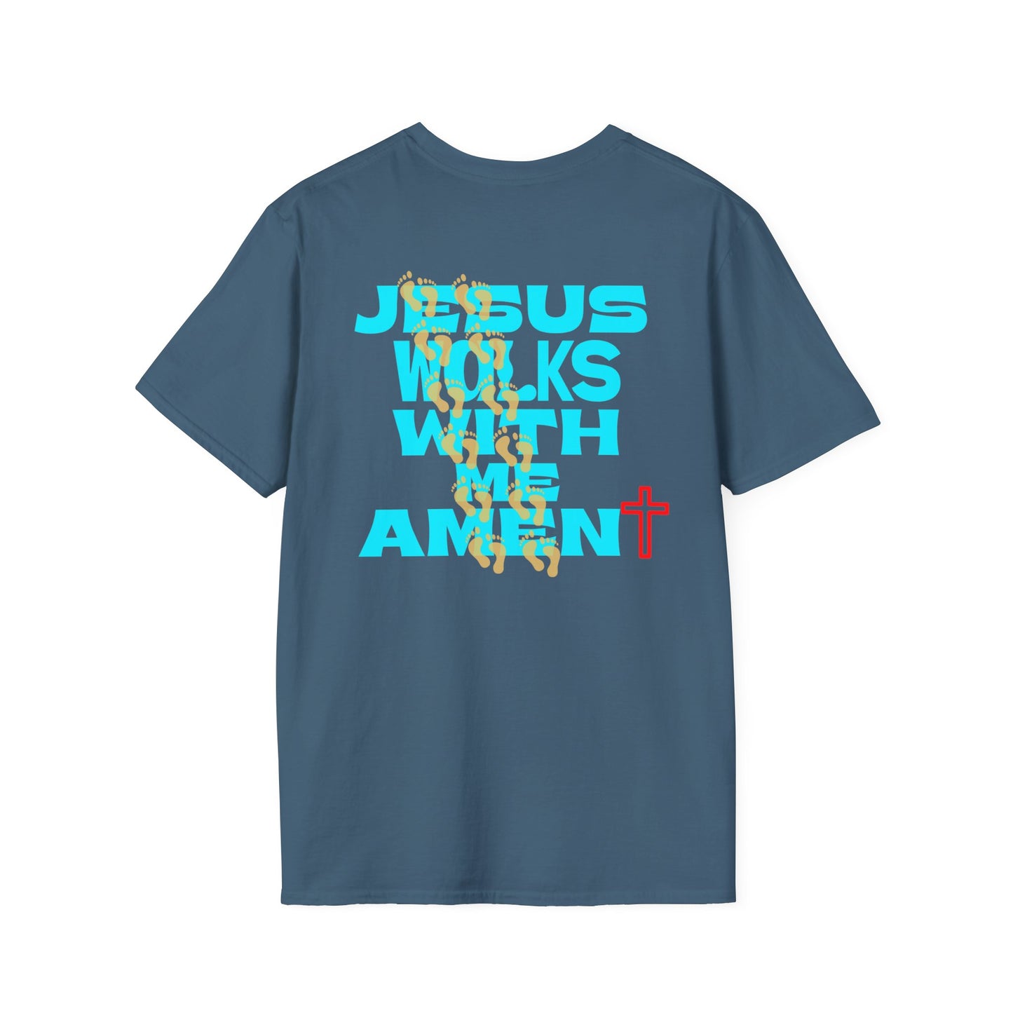 Jesus Walks With Me Amen T-Shirt