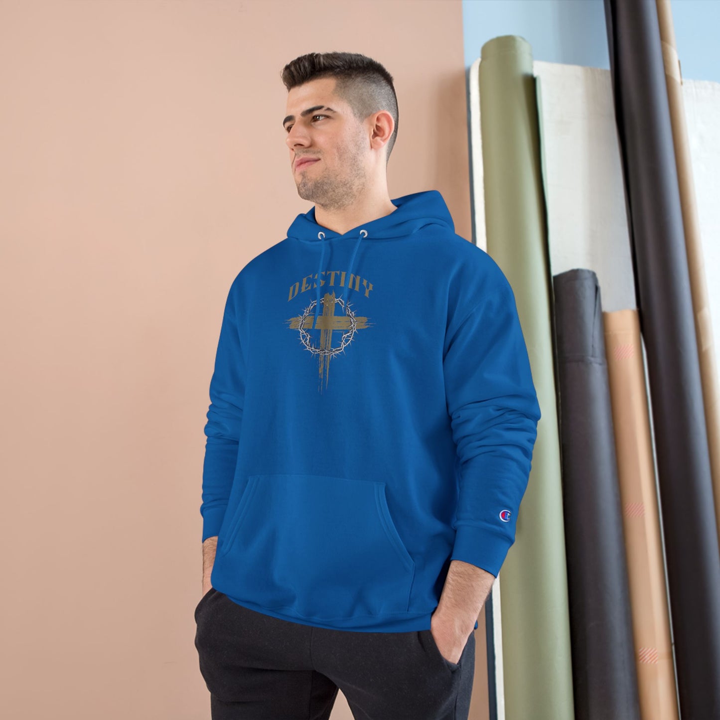Destiny Cross Graphic Hoodie — Champion Pullover