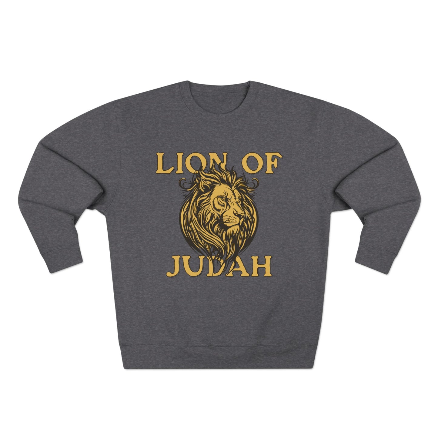 Lion of Judah Sweatshirt — Faith-Inspired Lion Graphic Crewneck