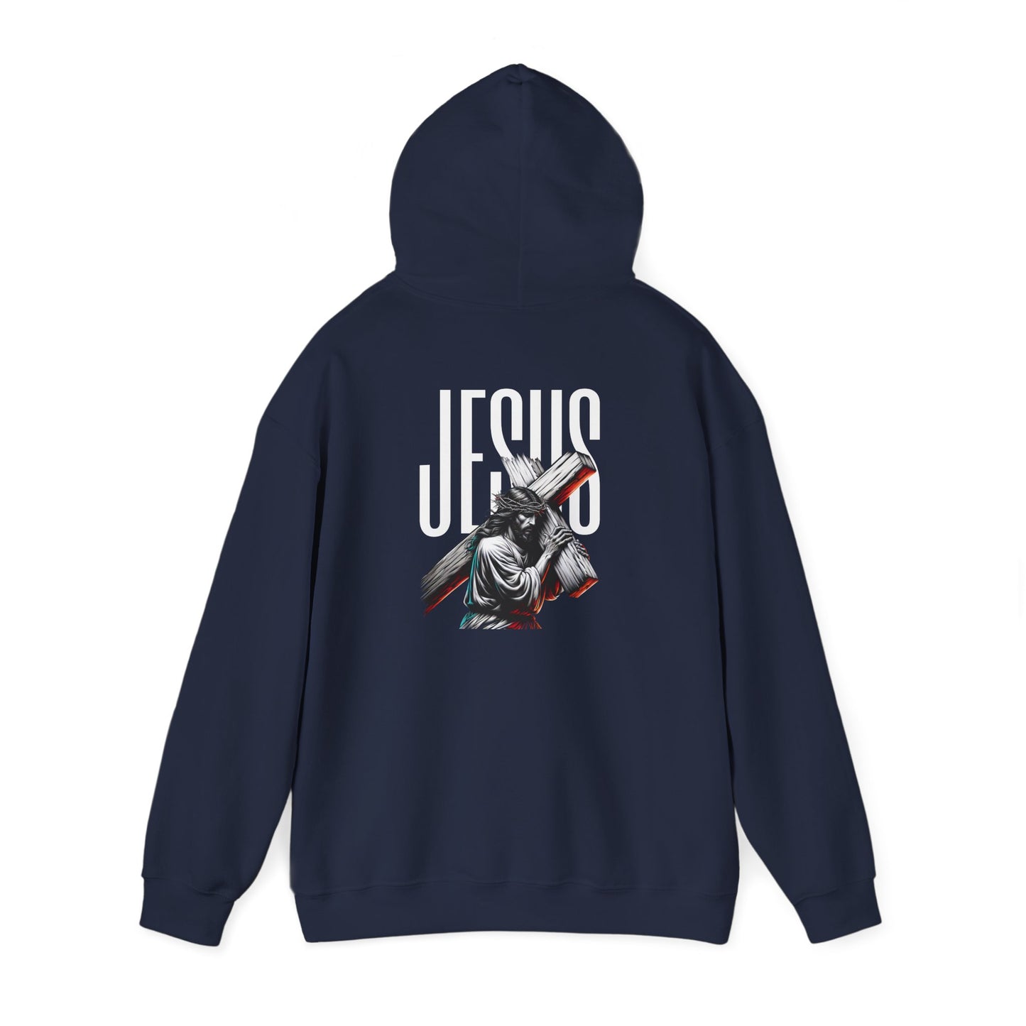 Christian Jesus Hoodie – Savior Cross Graphic Pullover