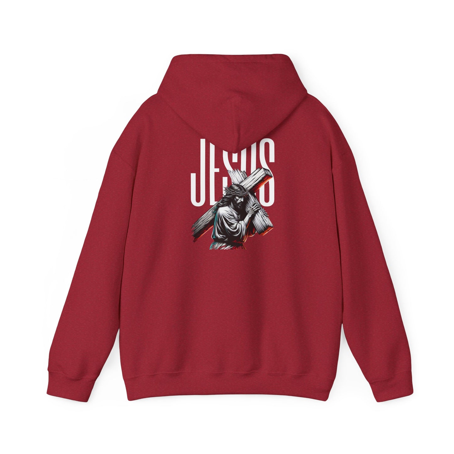 Christian Jesus Hoodie – Savior Cross Graphic Pullover