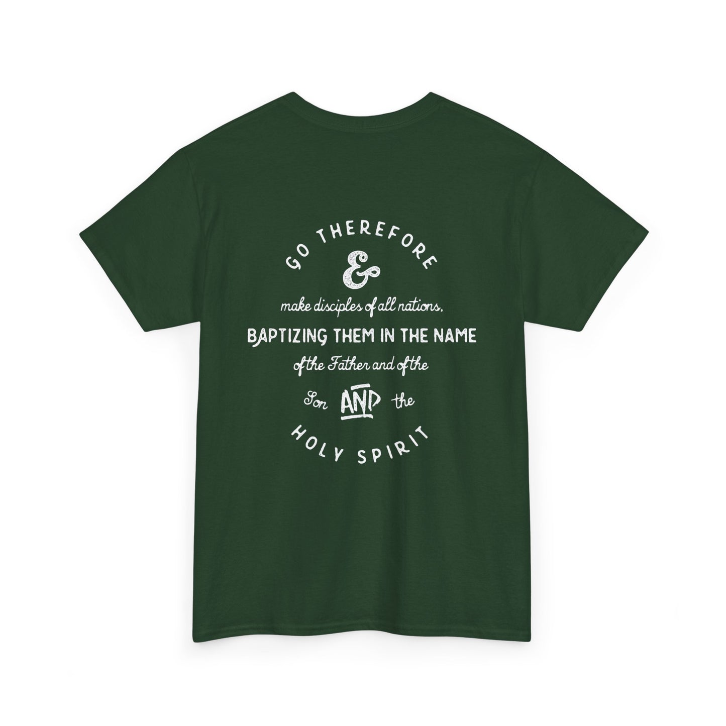 Christian Unisex Tee - Matthew 28:19 Disciple Design