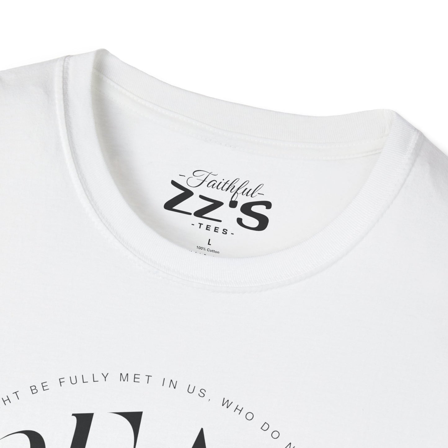 T-Shirt — "Dead Buried Raised" Minimalist Christian Faith Shirt