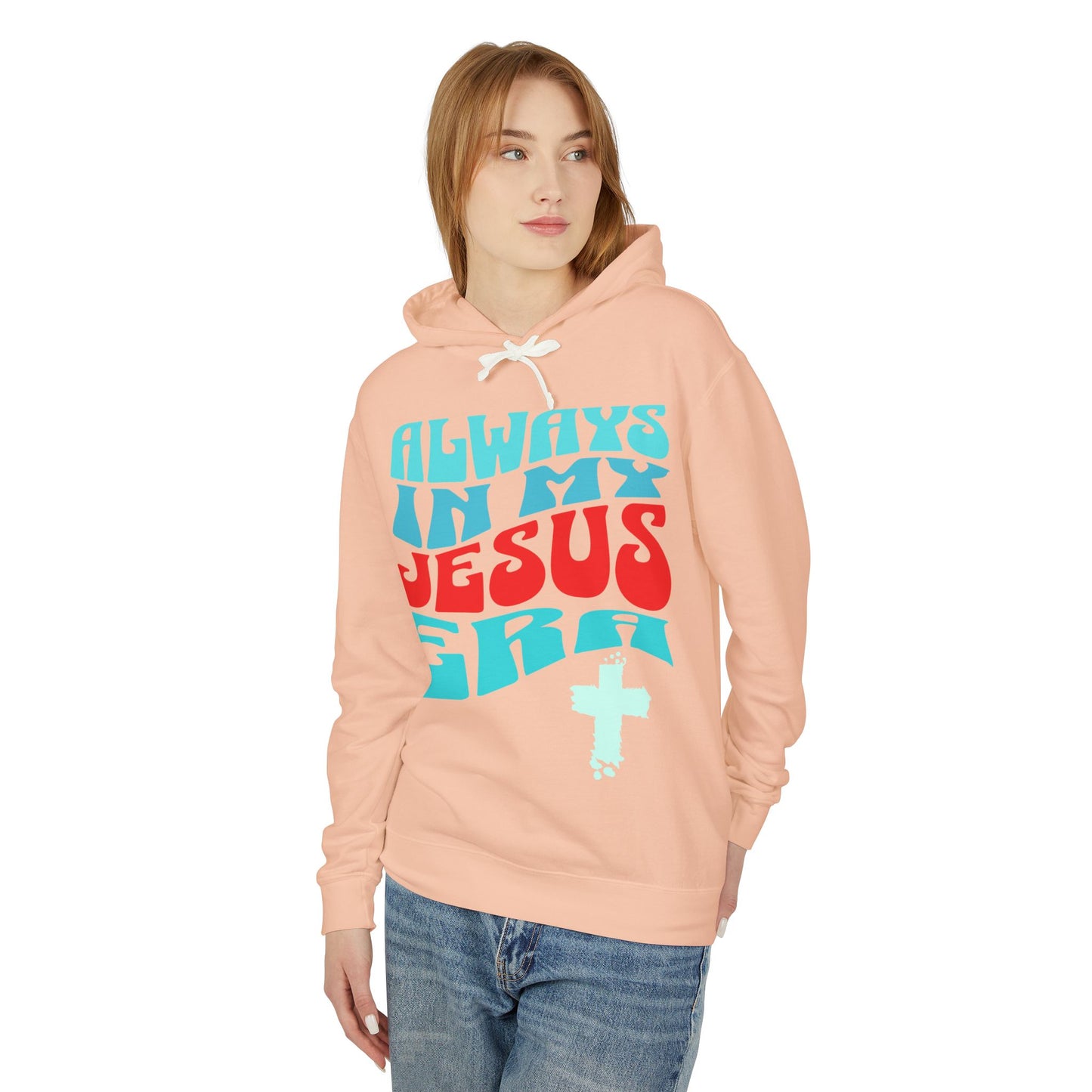 Jesus Era Hoodie — "Always In My Jesus Era" Retro Faith Sweatshirt