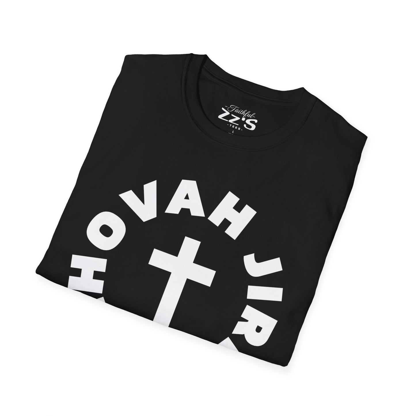 Christian T-Shirt — "Jehovah Jireh" Cross Faith Tee