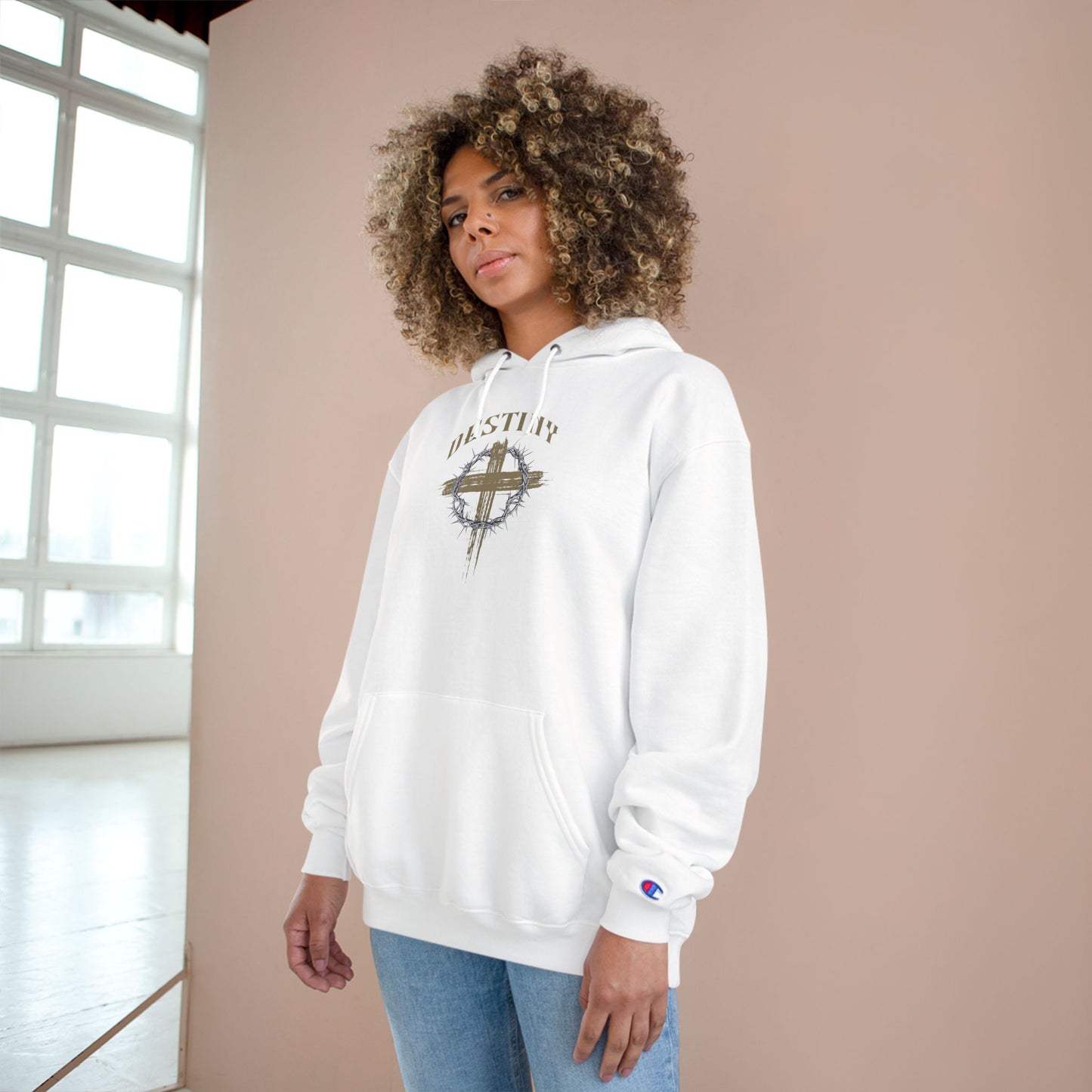 Destiny Cross Graphic Hoodie — Champion Pullover