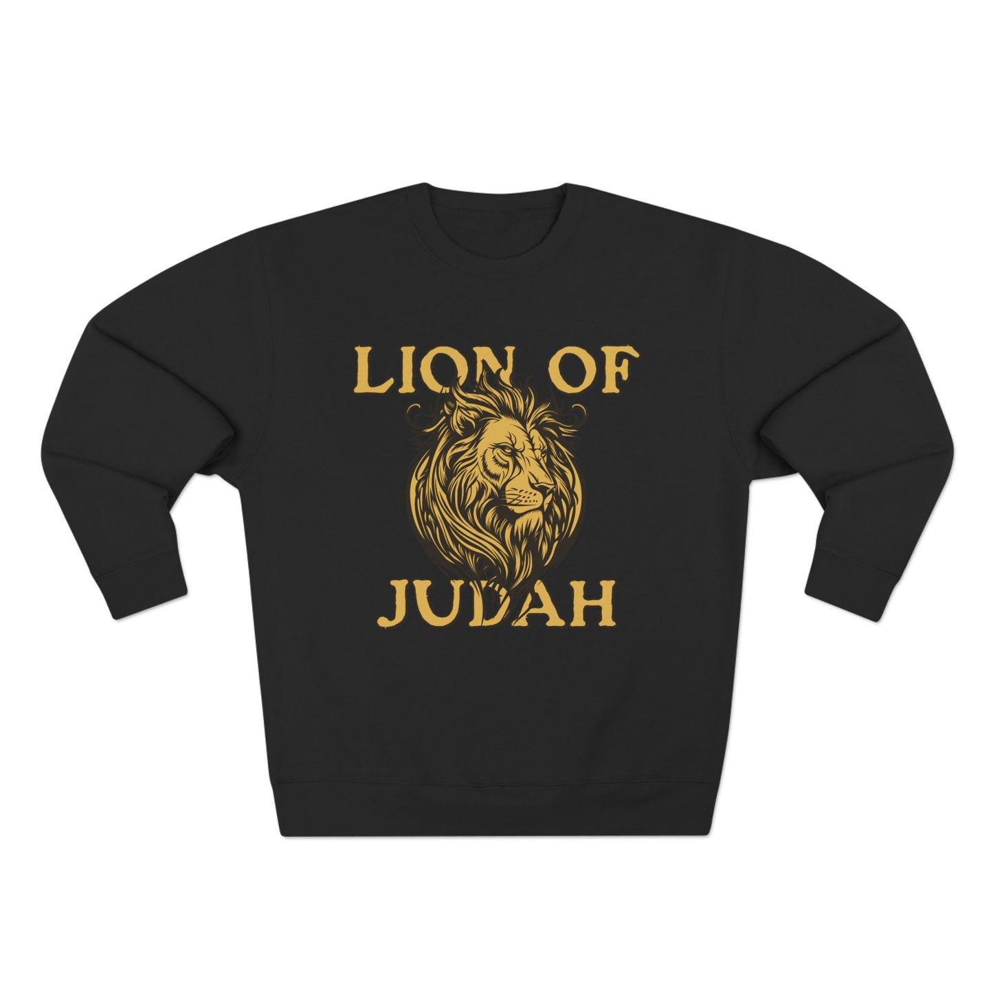 Lion of Judah Sweatshirt — Faith-Inspired Lion Graphic Crewneck