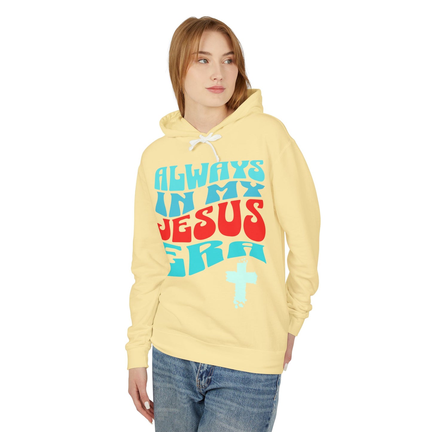 Jesus Era Hoodie — "Always In My Jesus Era" Retro Faith Sweatshirt