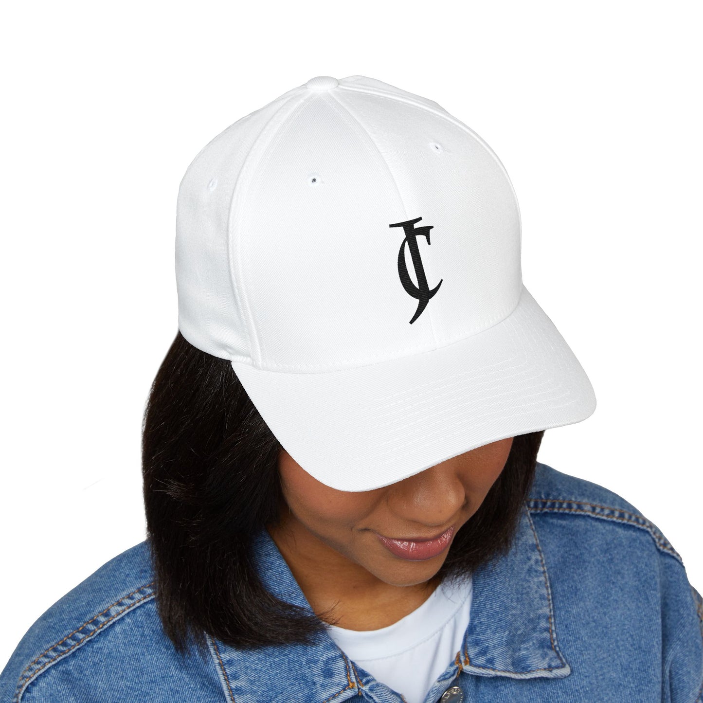 Embroidered Monogram Cap – Stylish JC Logo Hat