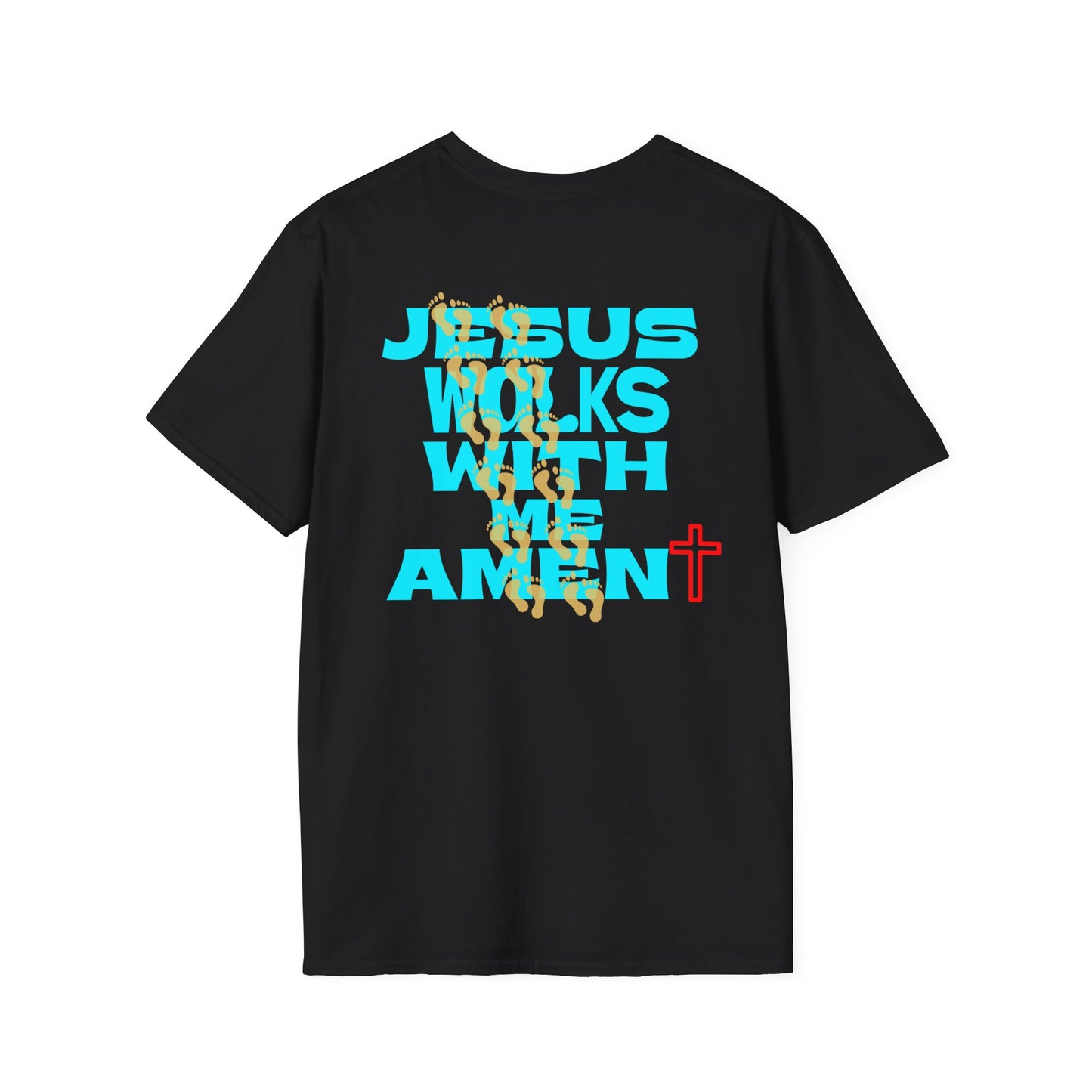 Jesus Walks With Me Amen T-Shirt