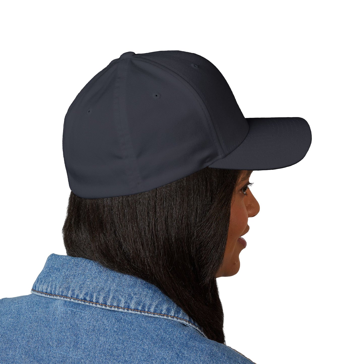 Embroidered Monogram Cap — Distressed 'JC' Initial Baseball Hat