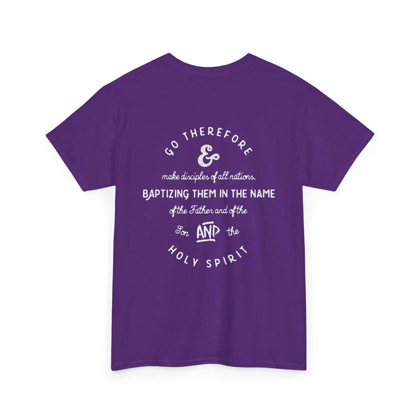 Christian Unisex Tee - Matthew 28:19 Disciple Design