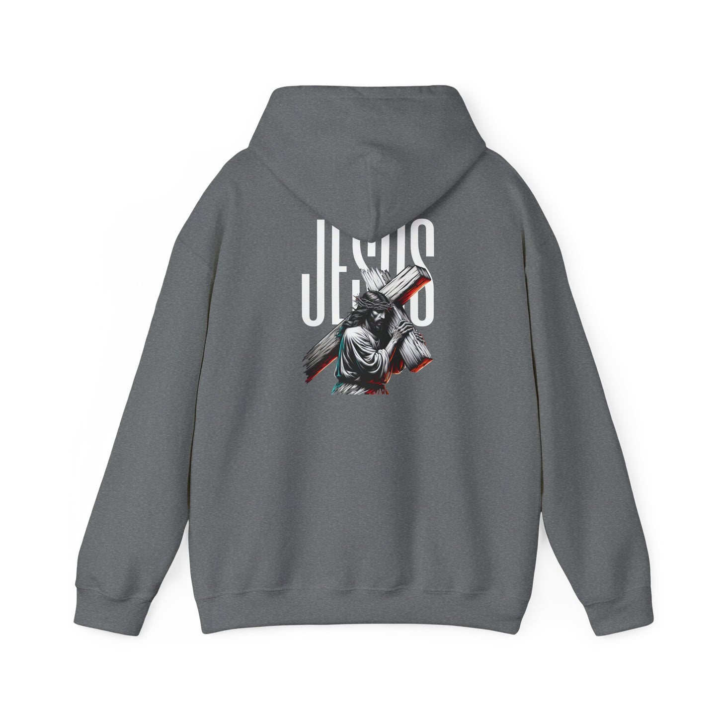 Christian Jesus Hoodie – Savior Cross Graphic Pullover