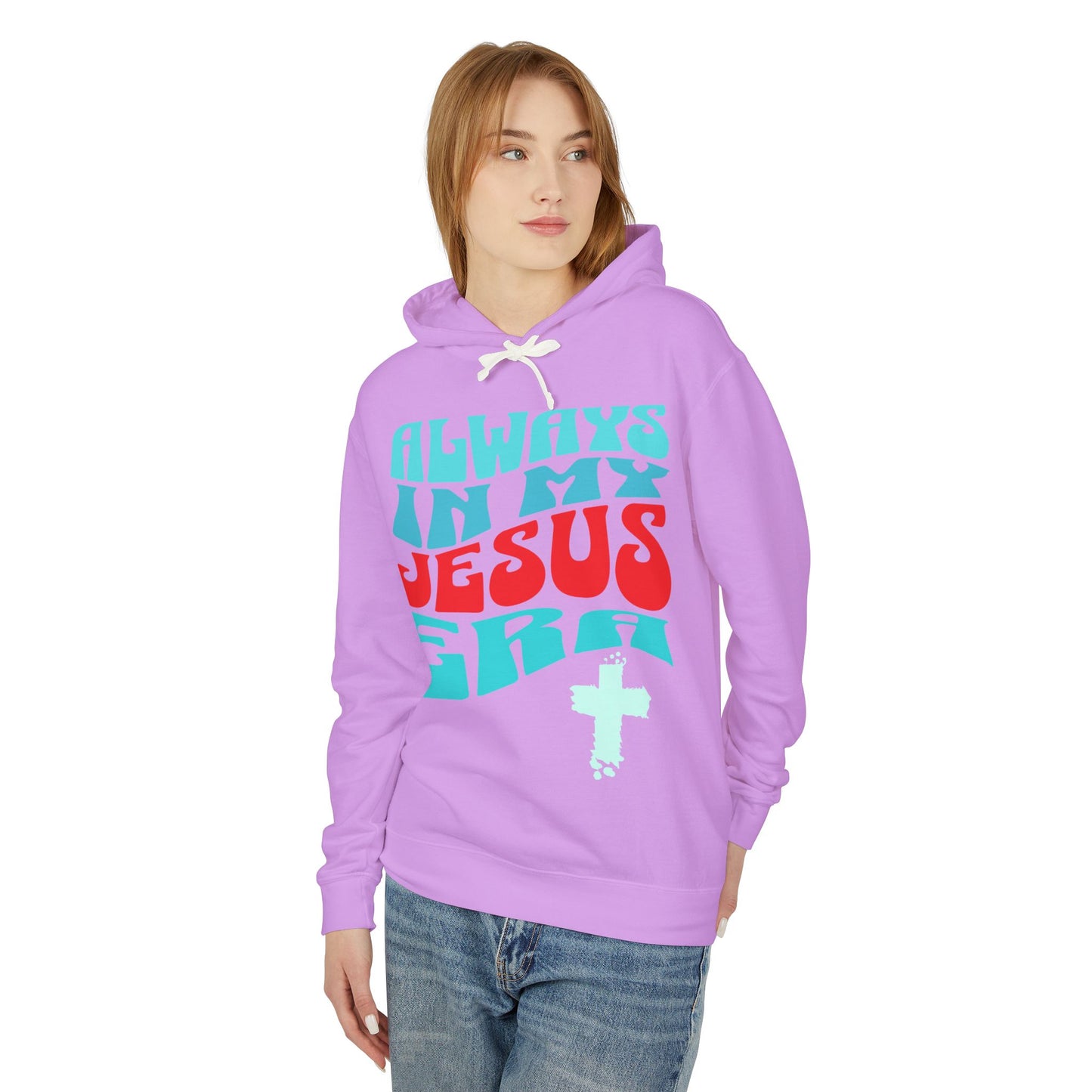 Jesus Era Hoodie — "Always In My Jesus Era" Retro Faith Sweatshirt