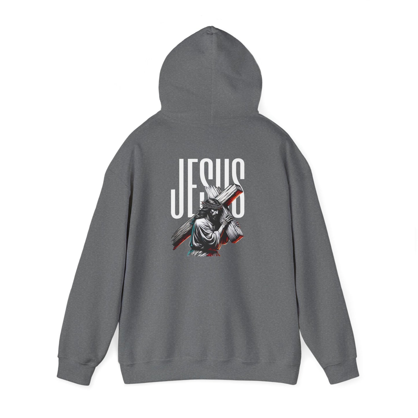 Christian Jesus Hoodie – Savior Cross Graphic Pullover