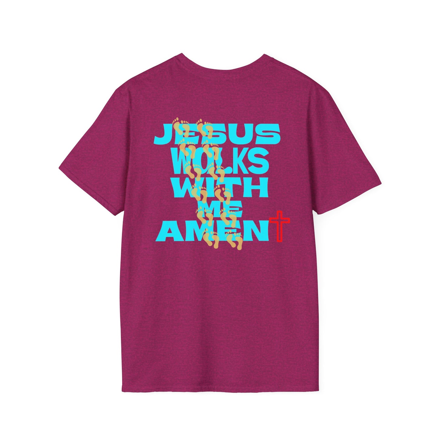 Jesus Walks With Me Amen T-Shirt