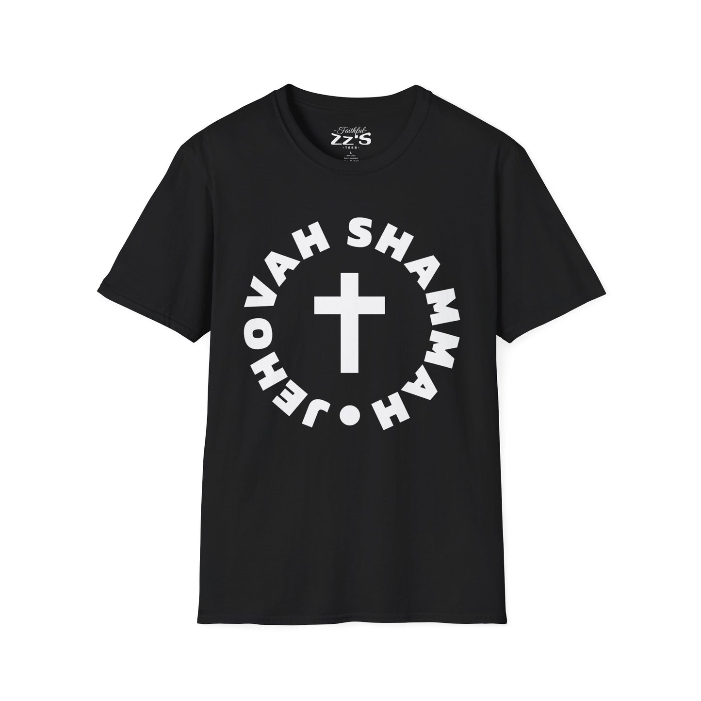Jehovah Shammah Cross T-Shirt — Christian Faith Tee