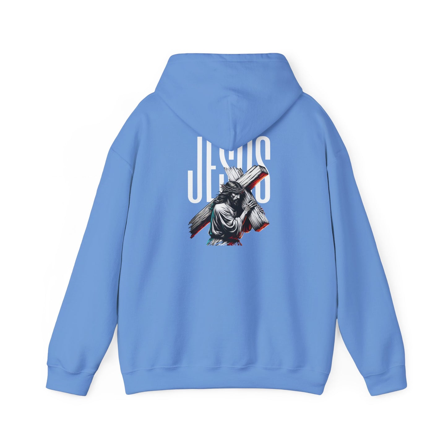 Christian Jesus Hoodie – Savior Cross Graphic Pullover