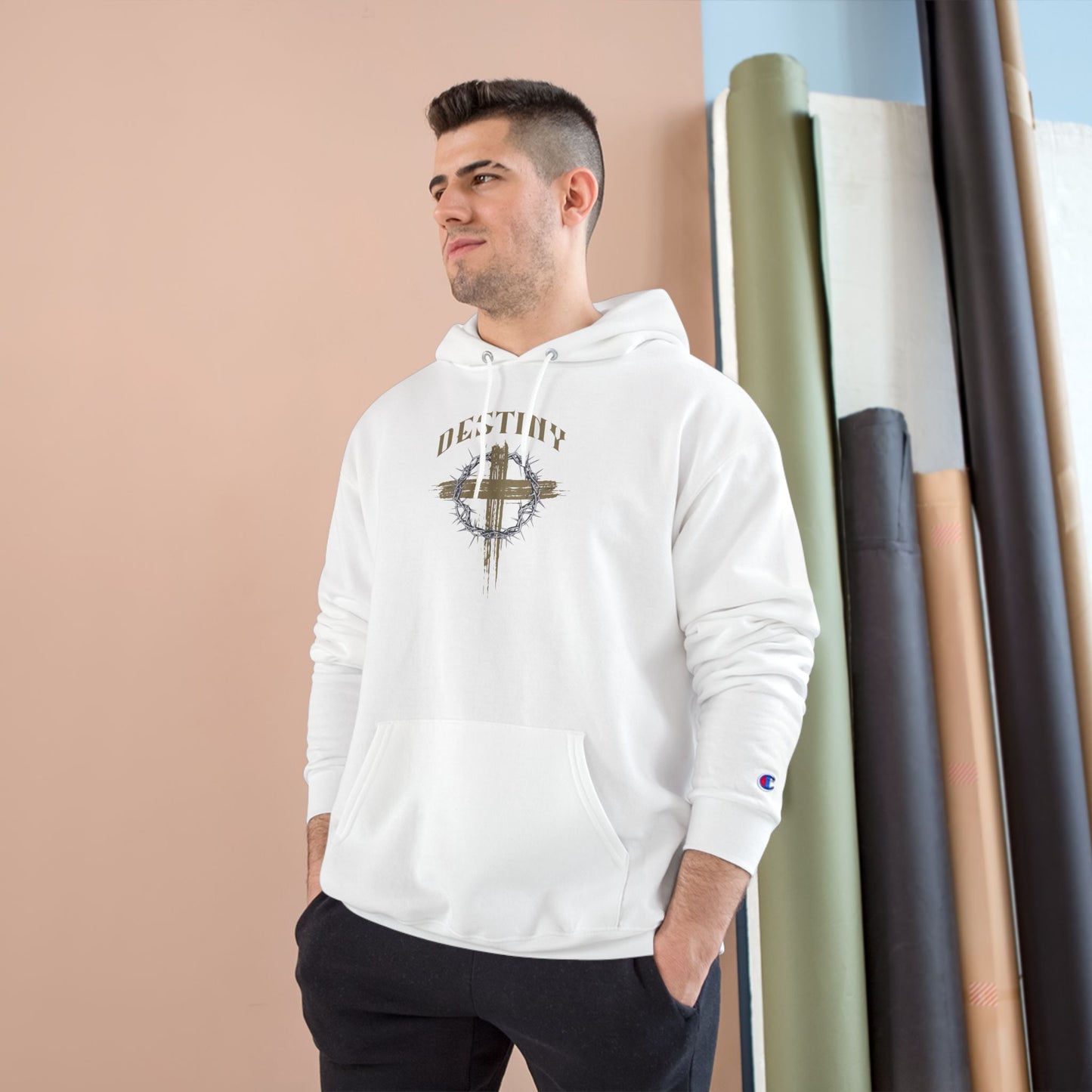 Destiny Cross Graphic Hoodie — Champion Pullover