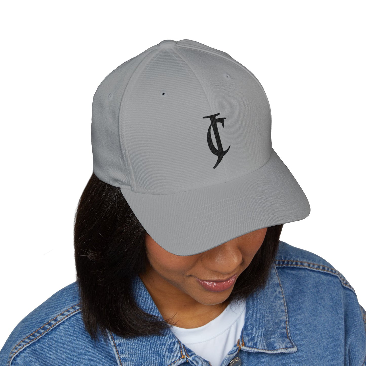 Embroidered Monogram Cap – Stylish JC Logo Hat