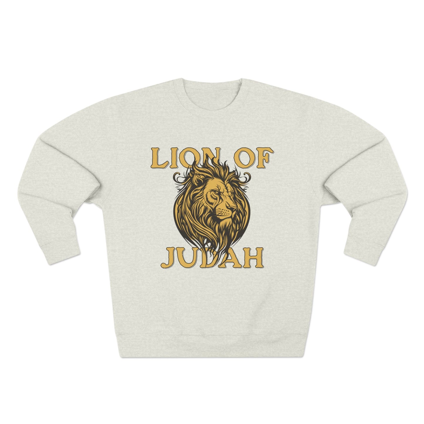 Lion of Judah Sweatshirt — Faith-Inspired Lion Graphic Crewneck