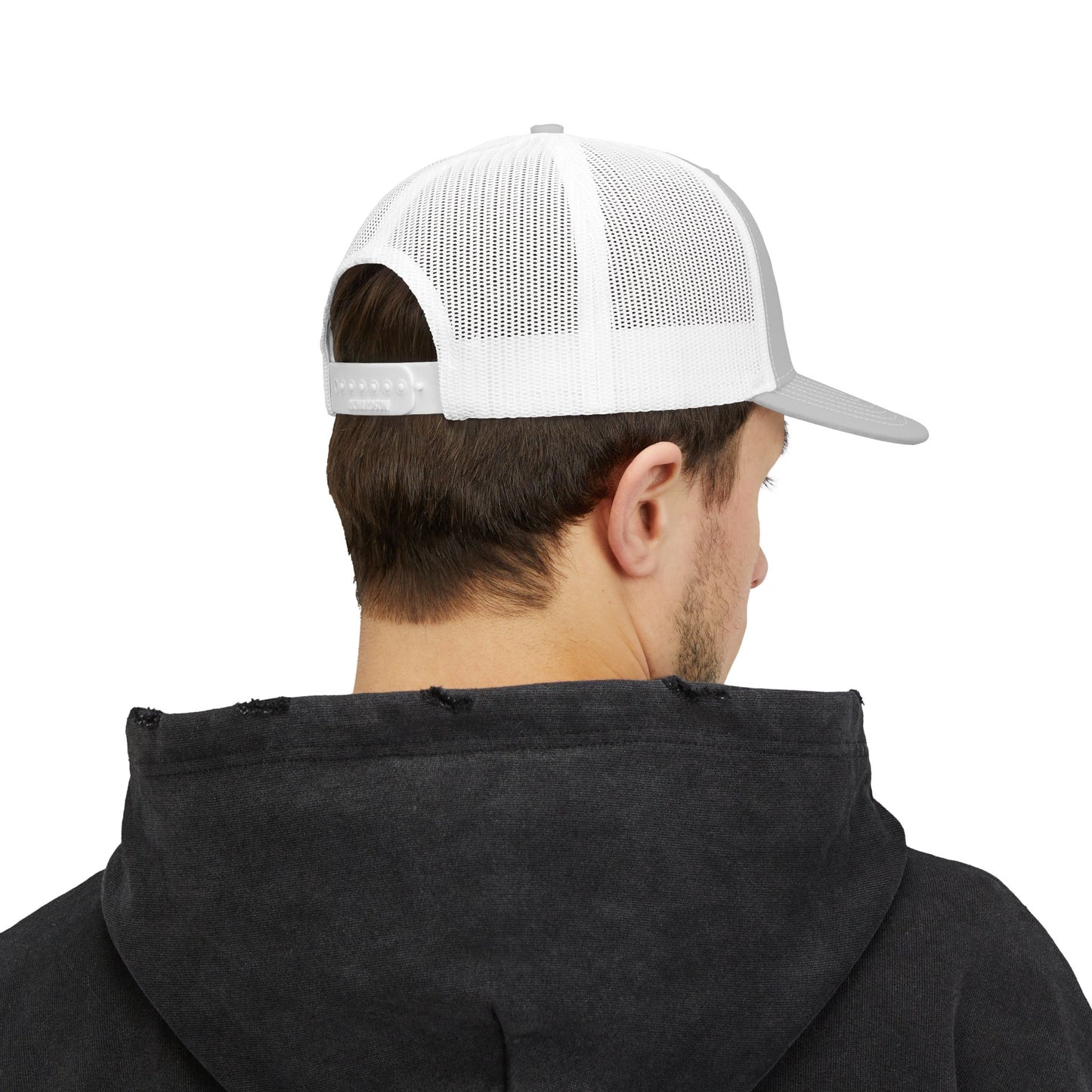 Embroidered Cross Trucker Hat – Mesh Snapback Cap for Faith & Everyday Wear