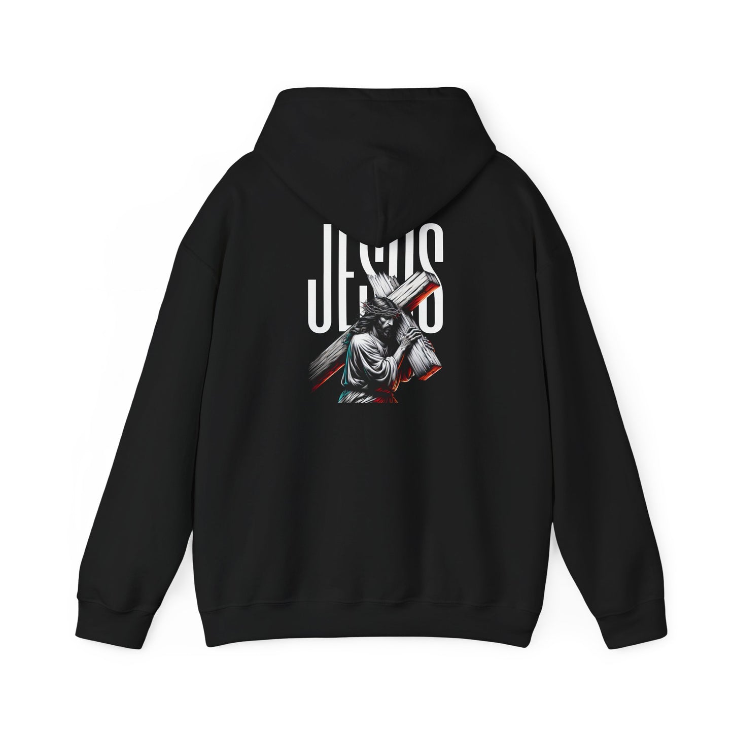 Christian Jesus Hoodie – Savior Cross Graphic Pullover
