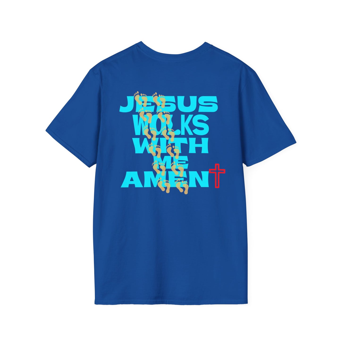 Jesus Walks With Me Amen T-Shirt