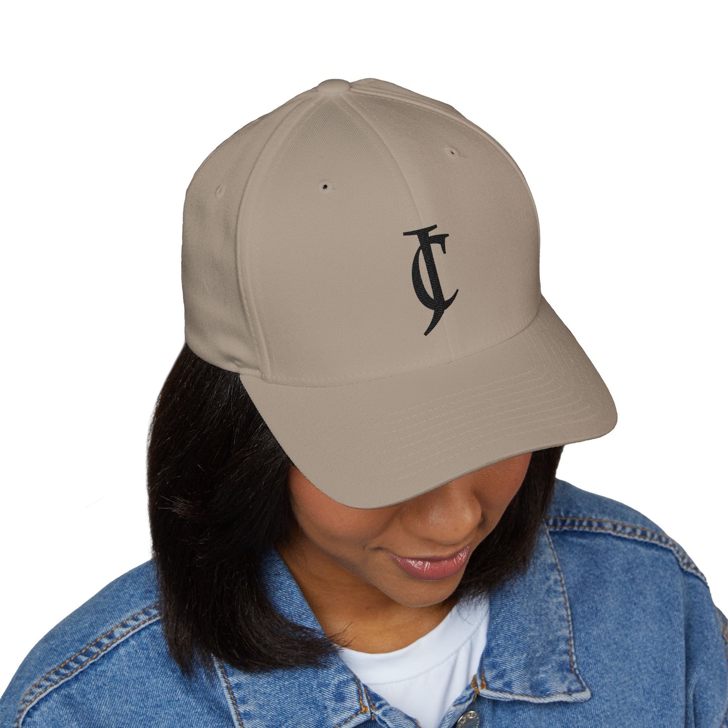 Embroidered Monogram Cap – Stylish JC Logo Hat