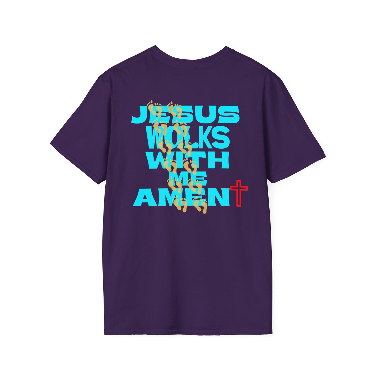 Jesus Walks With Me Amen T-Shirt