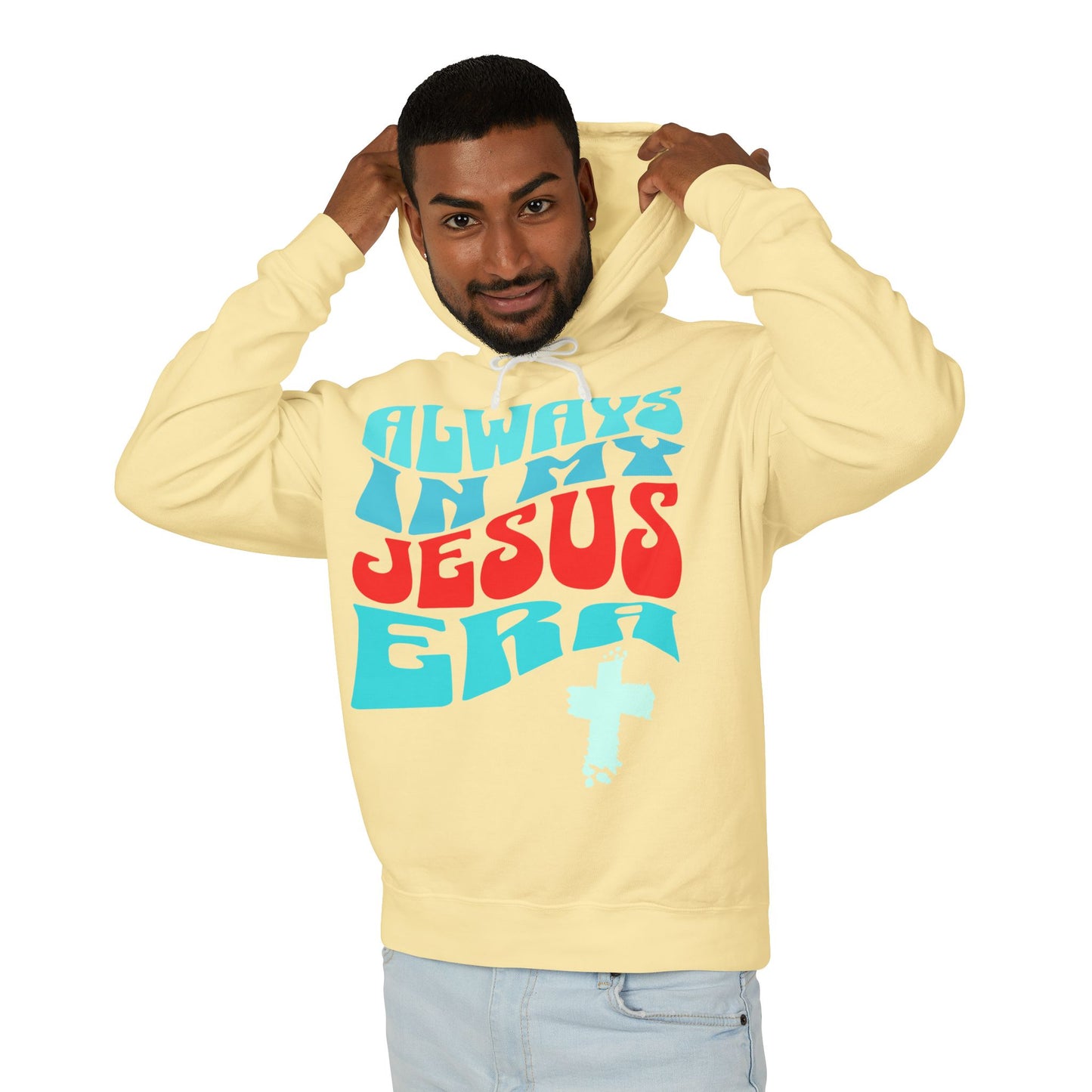 Jesus Era Hoodie — "Always In My Jesus Era" Retro Faith Sweatshirt