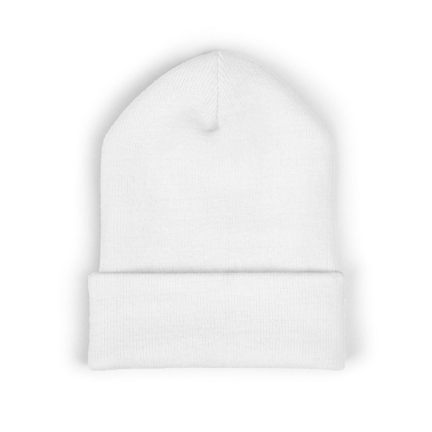 Hallelujah Embroidered Cuffed Beanie — Classic Knit Winter Hat