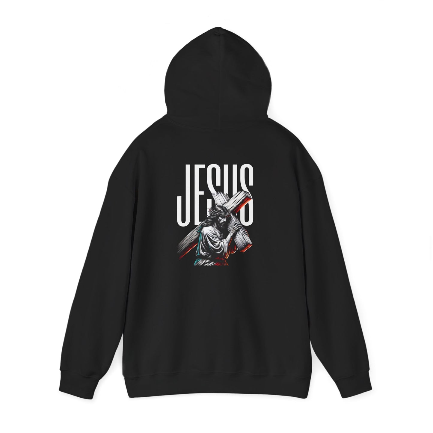 Christian Jesus Hoodie – Savior Cross Graphic Pullover