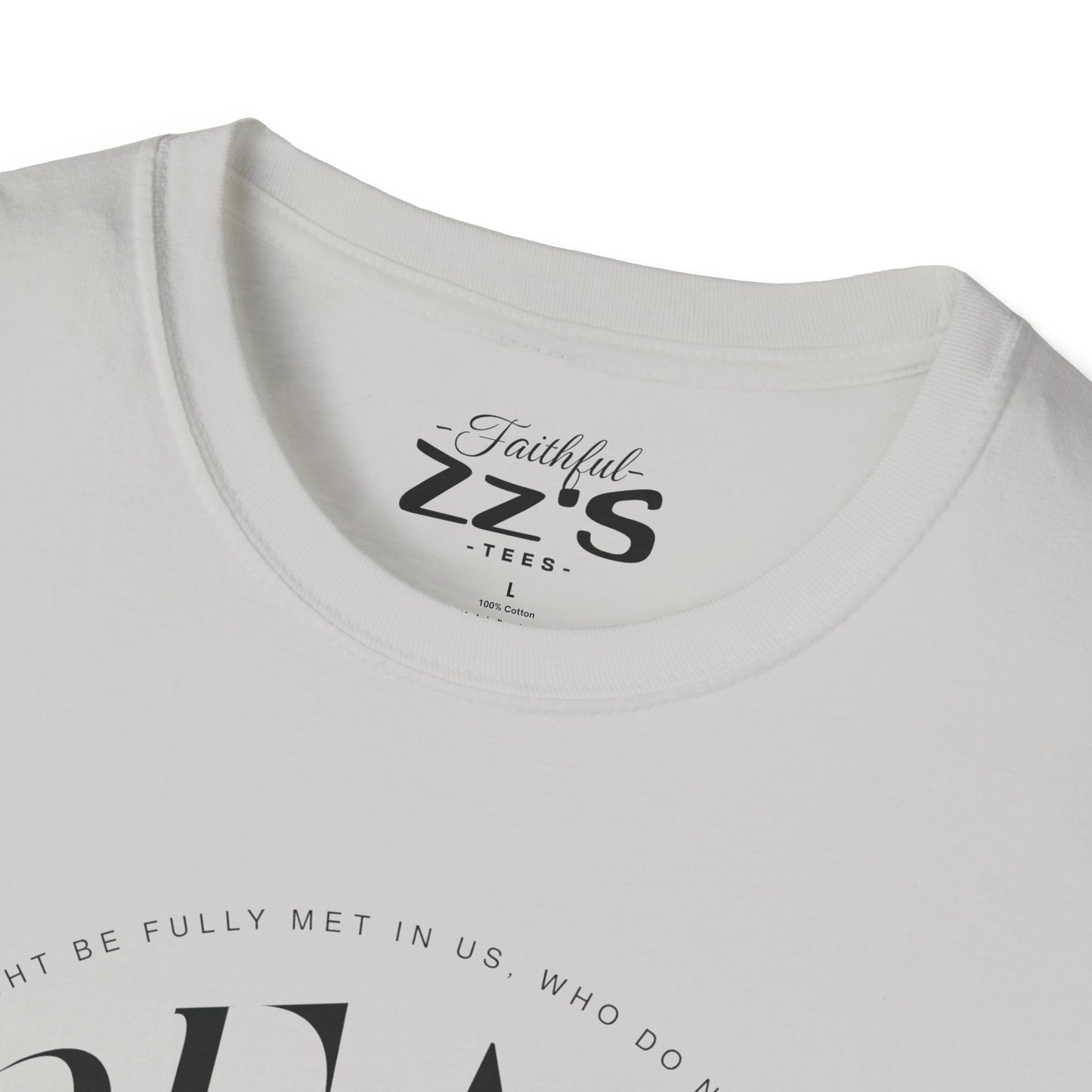 T-Shirt — "Dead Buried Raised" Minimalist Christian Faith Shirt