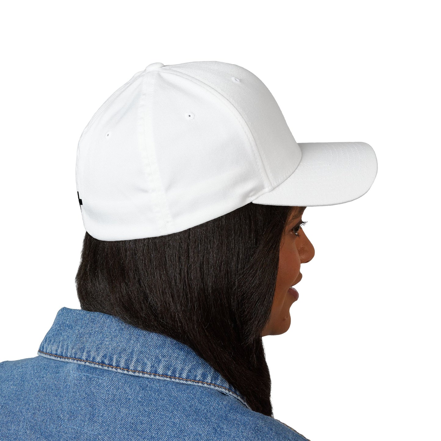 Embroidered 'TRUST GOD' Cross Cap – Structured Closed-Back Baseball Hat