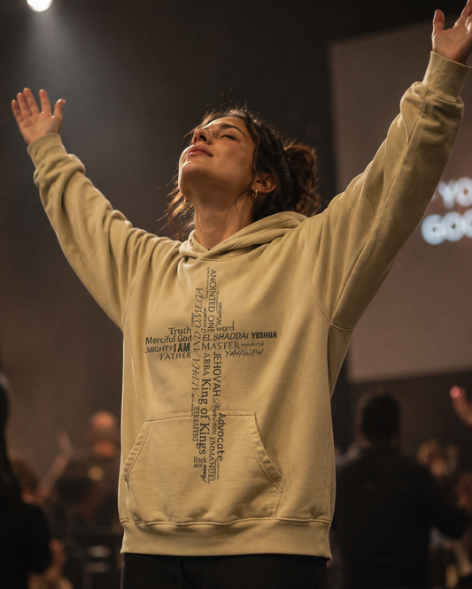 God Name Cross Hoodie